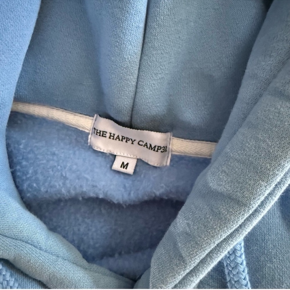 Happy Camp3r Blue Hooded Sweatshirt - Picture 8 of 9